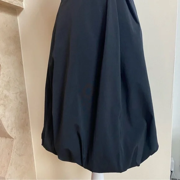 White House Black Market Black Bubble Hem Strapless Women Size 4 Cocktail Party - Picture 6 of 13